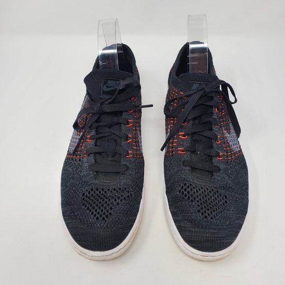 NIKE NIKECOURT TENNIS CLASSIC ULTRA FLYKNIT BLACK SNEAKERS SHOES WOMEN SIZE 10.5 - Picture 2 of 12